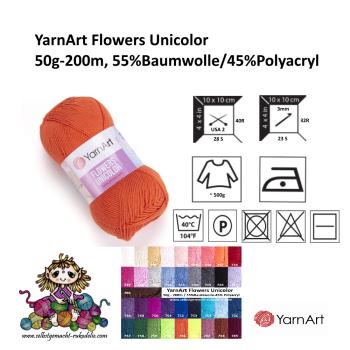 YarnArt Flowers Unicolor Eigenschaften